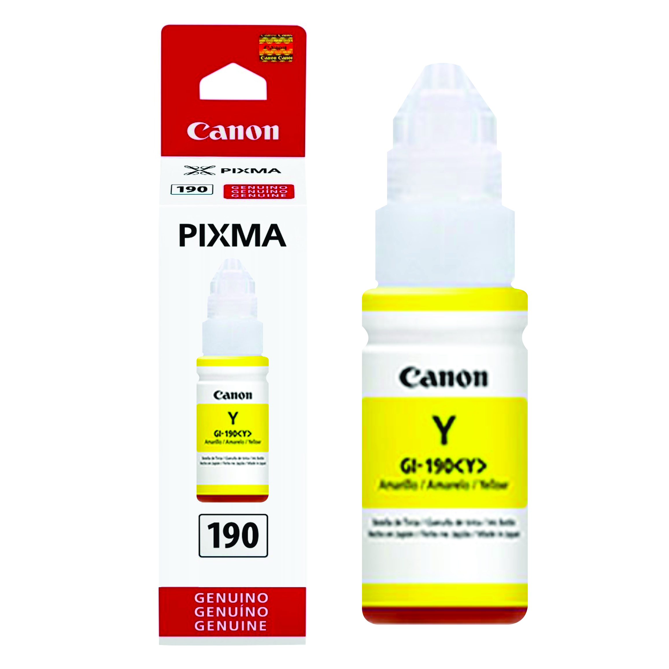Botella Tinta Canon Gl-190 Amarilla