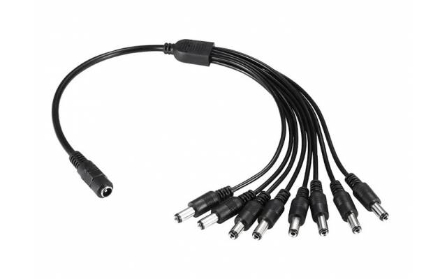 Cable splitter de poder NRG+ 1 a 8 ideal CCTV