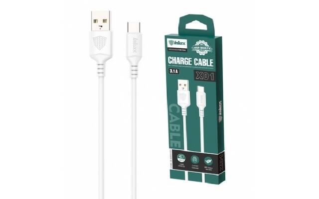 Cable Inkax USB-C 3.1a 1m blanco