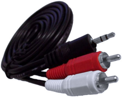 Cable de Audio Xtreme 3.5mm a 2 RCA Estéreo 1.8m