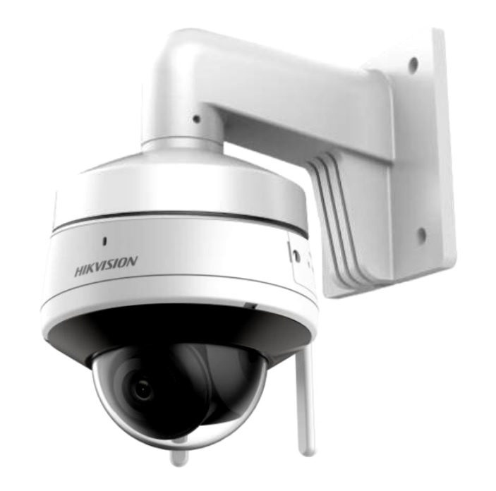Cámara IP Wi-Fi Hikvision 2MP Domo Exterior + Soporte de Pared