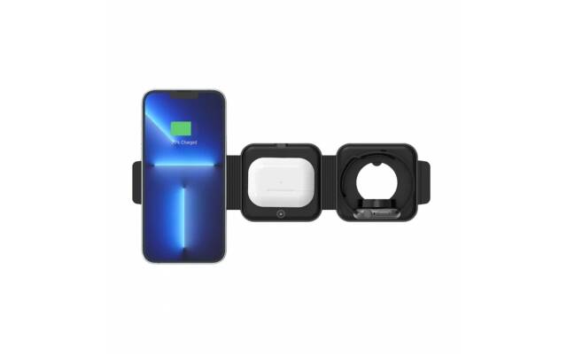 Cargador Inalámbrico Unitek 3 en 1 plegable
