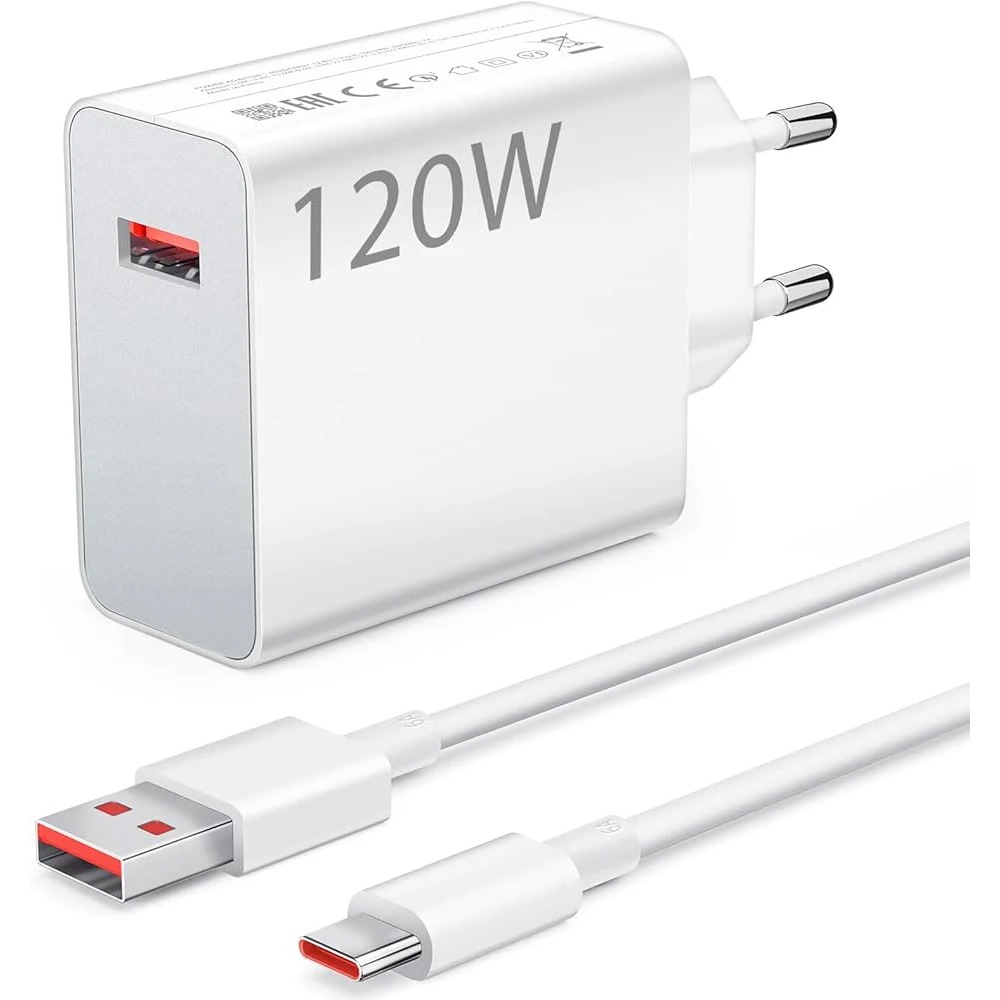 Cargador Xiaomi 120W HyperCharge Combo Tipo A