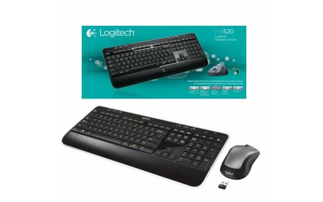 Combo Logitech MK520 teclado y mouse inalámbrico