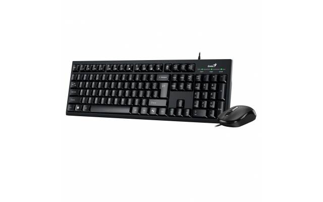 Combo Genius KM-100SE teclado y mouse negro usb