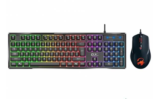 Combo Genius Scorpion KM-GX6 teclado y mouse RGB