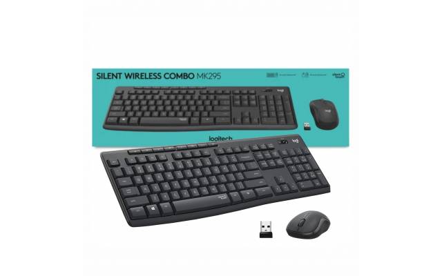 Combo Logitech MK295 teclado y mouse inalámbricos