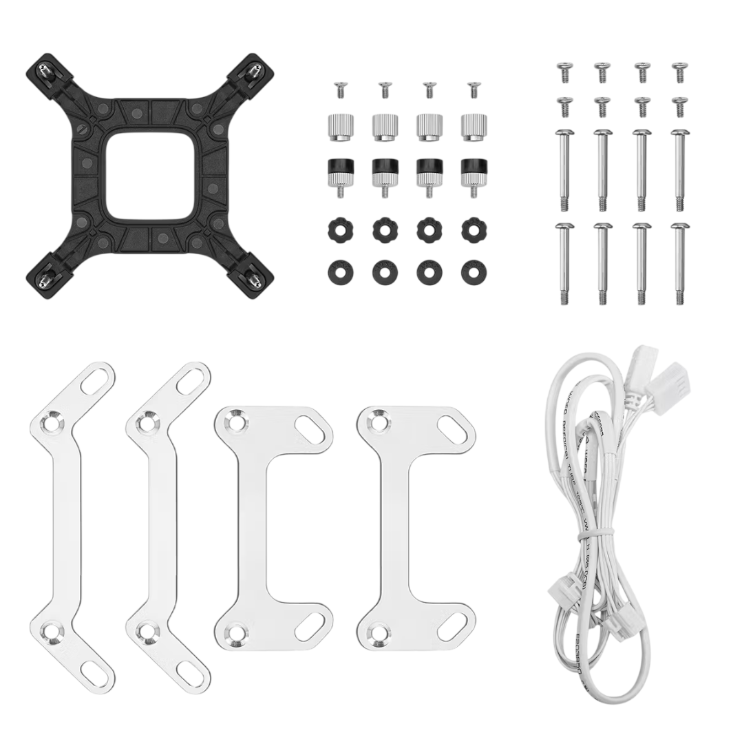 Cooler Liquido DeepCool LM240 Pantalla LCD ARGB Blanco