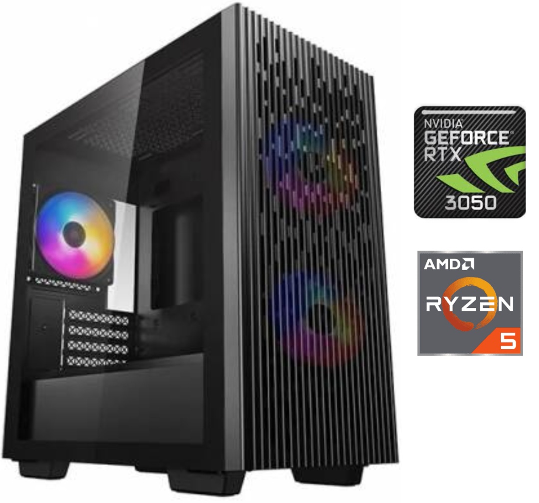 Equipo Gamer Ryzen 5 5600GT, 16GB, 512GB, RTX 3050 6GB