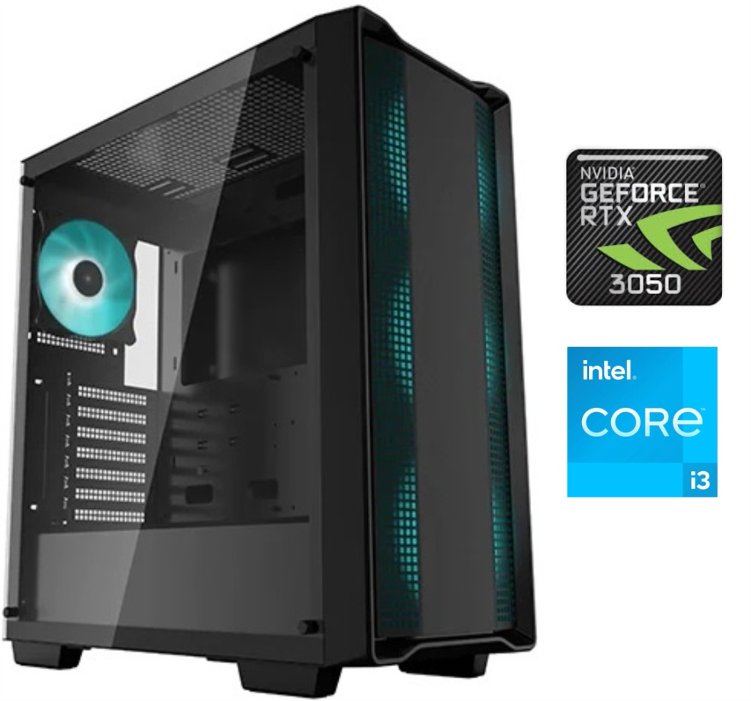 Equipo Gamer Core i3 14100F, 16GB, 1TB, RTX 3050 6GB