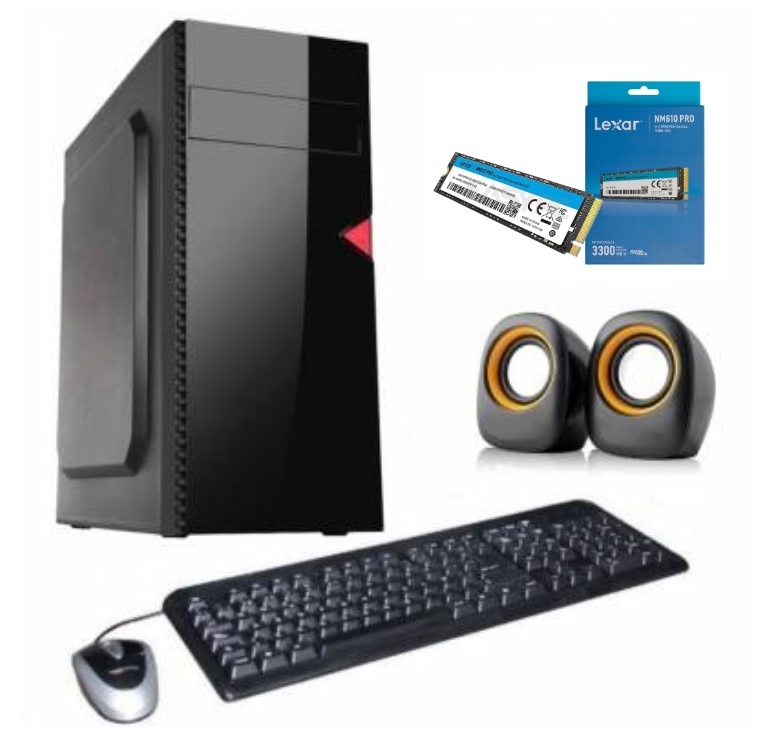 Equipo AMD Ryzen 3 8GB DDR4 + SSD Lexar 500GB NVMe
