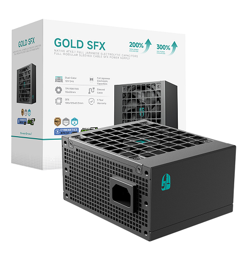 Fuente DeepCool PS750G Gold ATX 3.1 750W negra