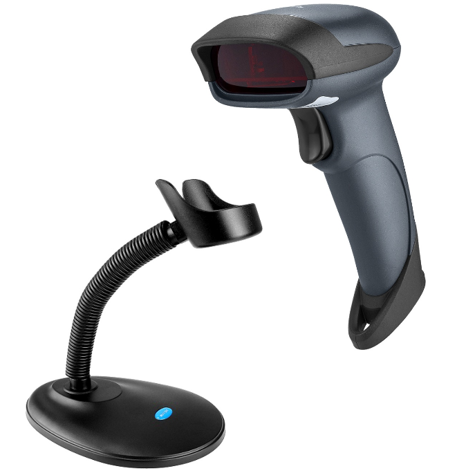 Lector Netum 1D Laser inalámbrico + soporte 