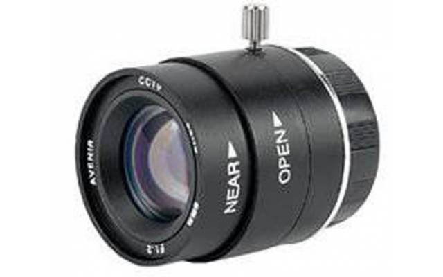 Lente 4mm iris manual para camara CCTV