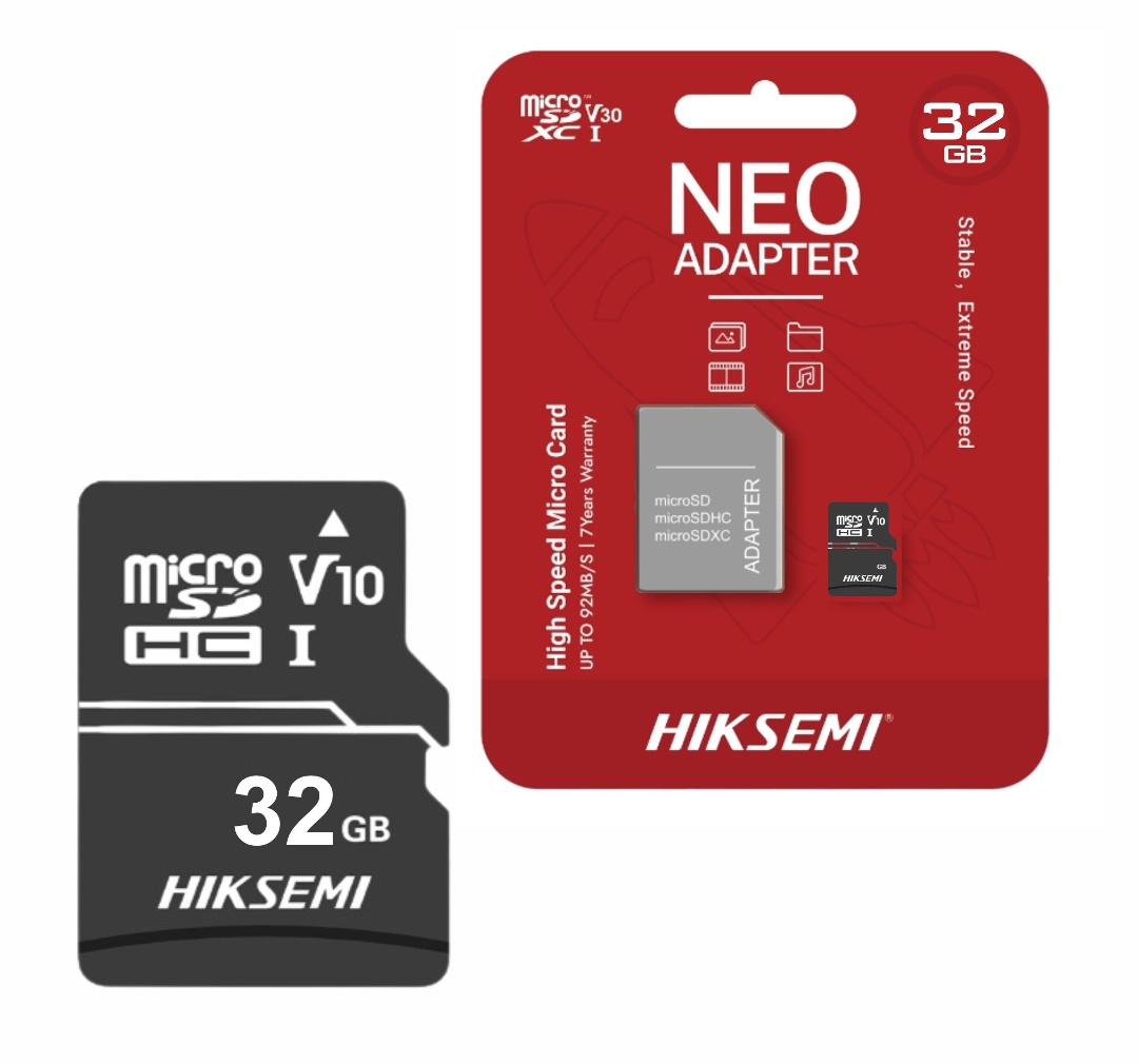 Memoria MicroSD Hiksemi HS-TF-NEO 32GB Clase 10