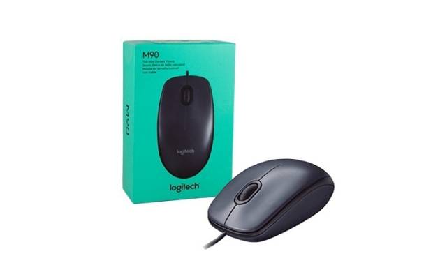 Mouse Logitech M90 óptico negro