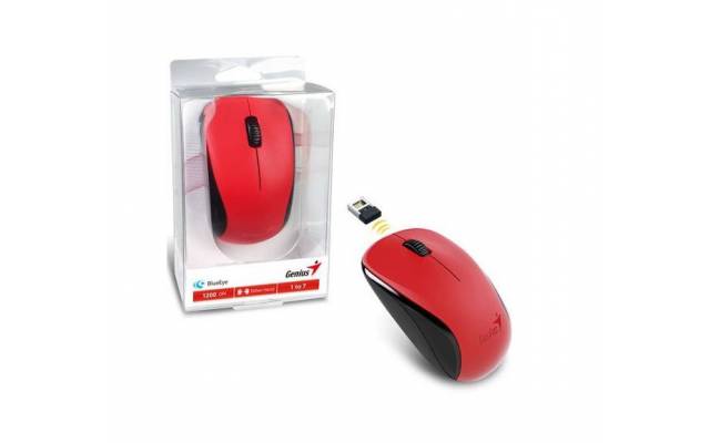 Mouse Genius NX-7000 inalámbrico rojo