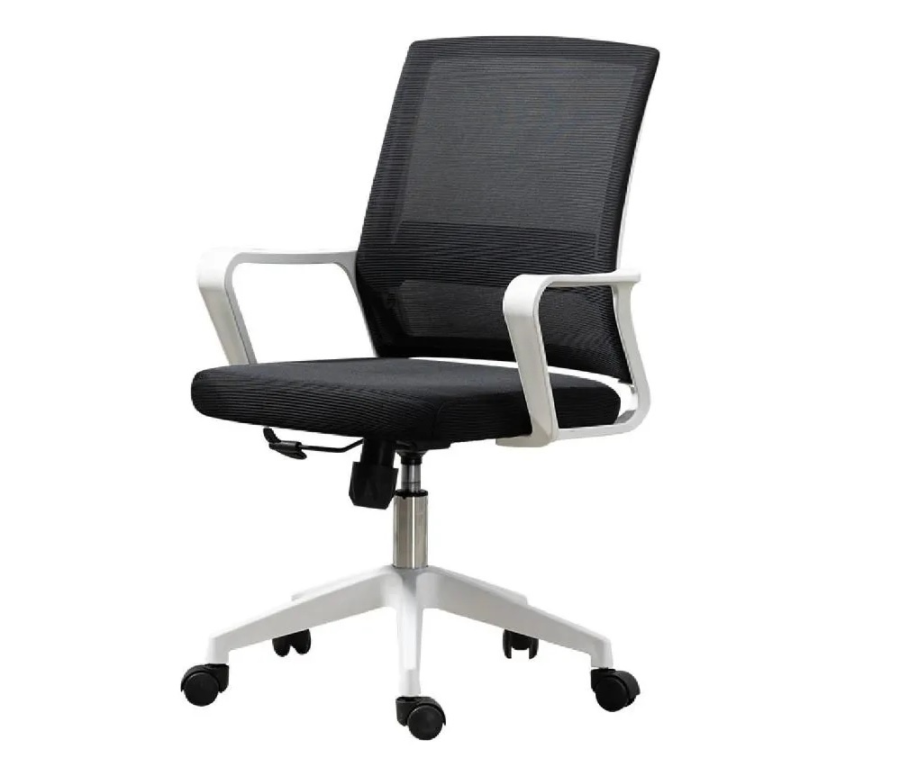 Silla de Oficina Ryan Ergonómica Negro/Blanco