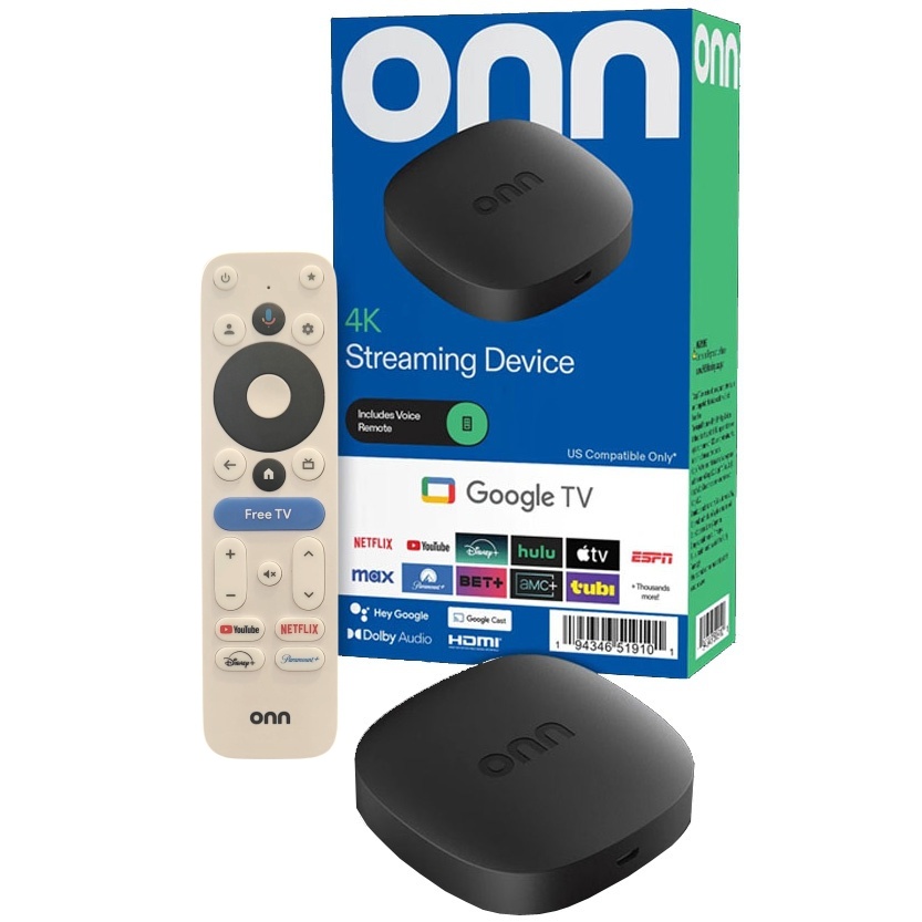 Streaming Box Google TV 4K UHD con Asistente de Voz