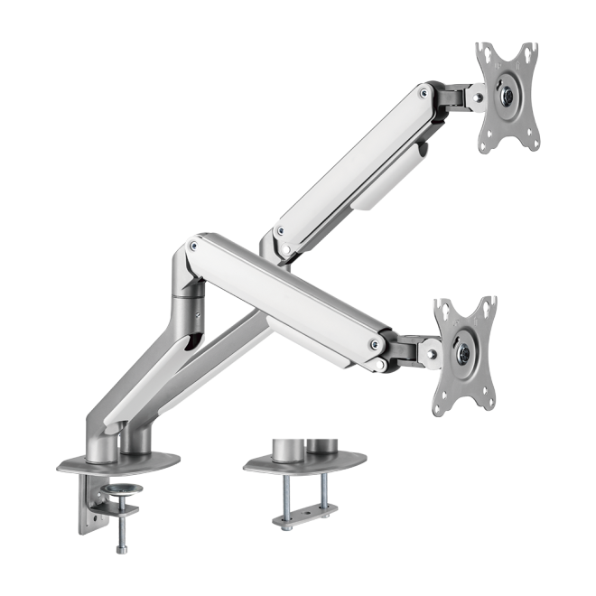 Soporte Escritorio Brazo Articulado Doble Monitor 17'' a 32''